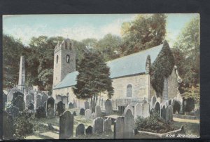 Isle of Man Postcard - Kirk Braddan Church   T7172