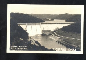 RPPC NORRIS DAM TENNESSEE RELL CLEMTS VINTAGE REAL PHOTO POSTCARD