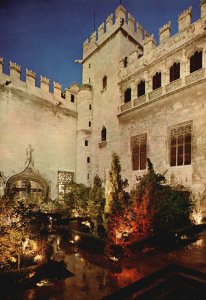 Postcard La Lonja Patio De Los Naranjos Valencia Spain