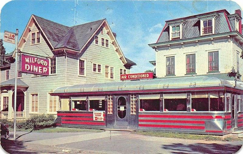 Milford PA Milford Diner Postcard