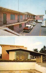 Ormond Beach Florida Ocean Dunes Motel Multiview Vintage Postcard K62236