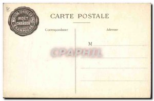Old Postcard Folklore Wine Vintage Champagne Dom Perignon Cellerier of & # 39...