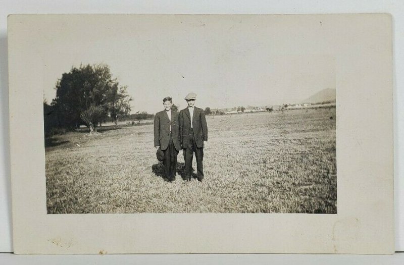 Rppc St Thomas & Peters Penna Young Men, John Nelling & Norman Horn Postcard O2