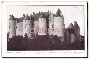 Old Postcard Luynes Le Chateau