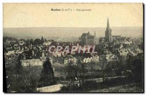 Old Postcard Redon General view
