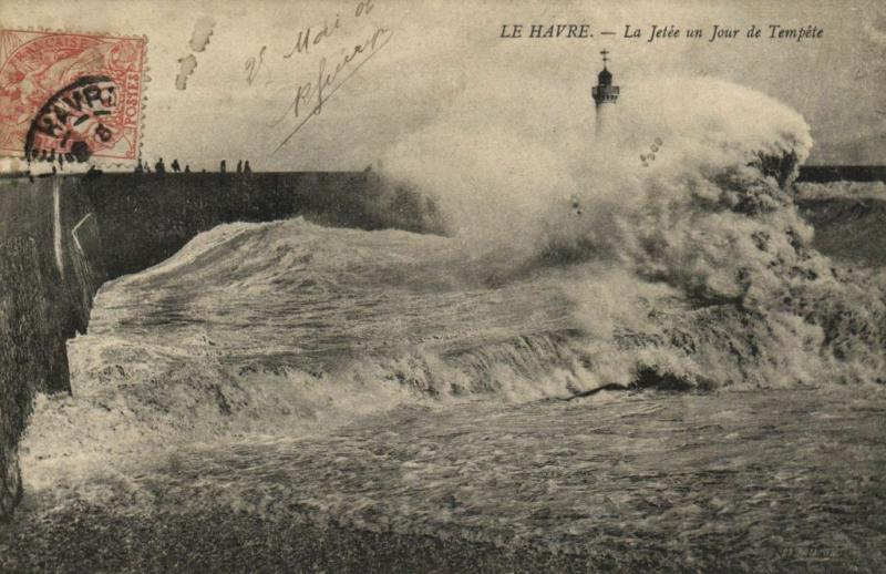 CPA Le HAVRE - La Jetée n Jour de Templete (201162)