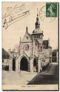 Gray Postcard Ancient Church ND