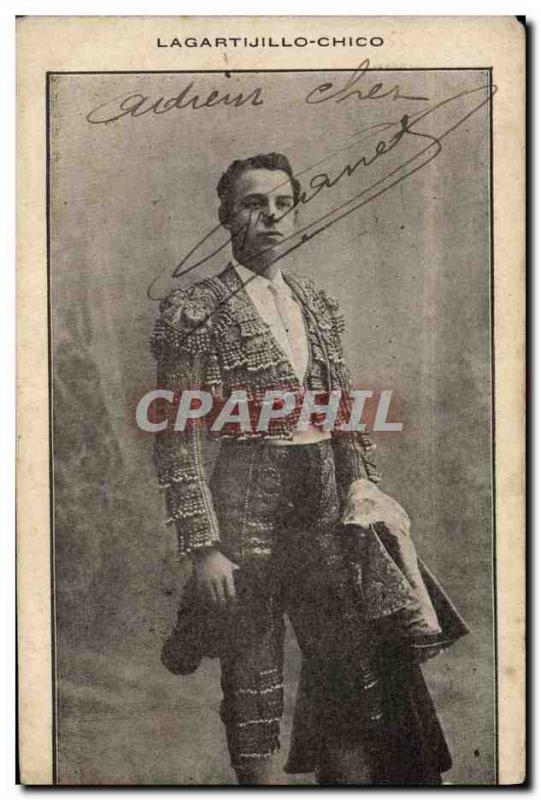 Old Postcard Bullfight Bullfight Lagartijillo Chico Matador