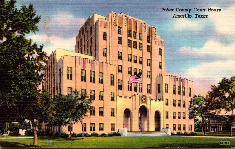 Texas Amarillo Potter County Court House