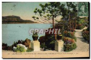 Postcard Old Trayas La Pointe Esquillon view of the Tunisian Villa