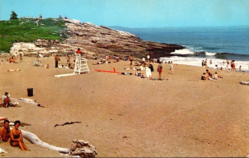 Maine Georgetown Reid State Park View Of Mile Beach