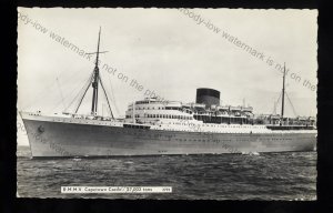 UC066 - Union Castle Liner - Capetown Castle - postcard
