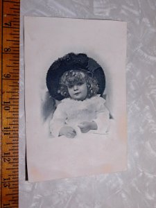 1870s-80s Cute Girl Engraved Austin, Nichols & co Fine Cigars Trade Card #X