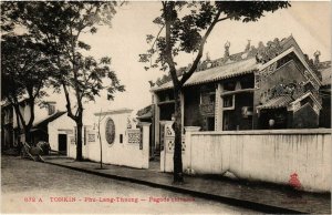 CPA AK INDOCHINA Tonkin Pagode chinoise VIETNAM (956585)