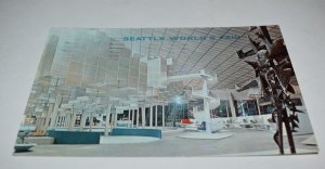 Seattle's World's Fair Interior of Washington State Coliseum Postcard 1962