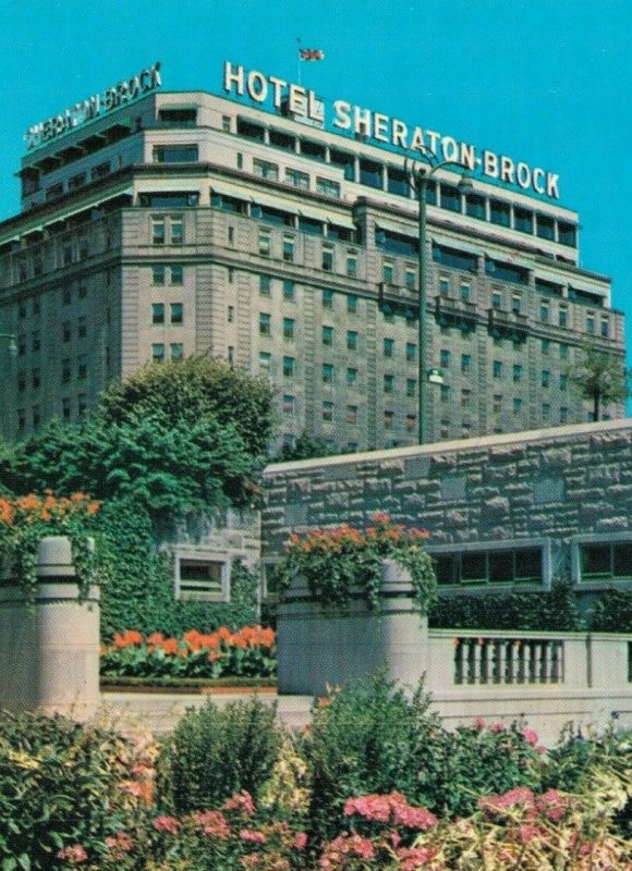 Canada Sheraton Brock Hotel Niagara Falls Ontario Vintage Postcard 07.74