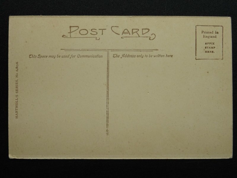 Cornwall NEWQUAY Tea Caverns / Cave - Old Postcard by Hartnoll