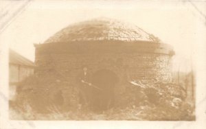 F92/ Occupational RPPC Postcard c1910 Brick Kilns Rifle Man 4 