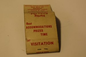 Bingo at Visitation Center Chicago Illinois 20 Strike Matchbook Cover