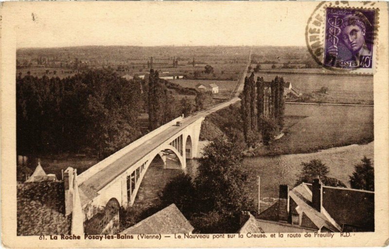 CPA La Roche Posay-les-Bains - Le Nouveau pont sur la Creuse (111676)