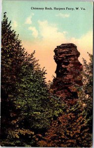 Postcard NATURE SCENE Harpers Ferry West Virginia WV AK7900