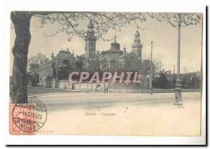 Switzerland Old Postcard Zurich Tonhalle