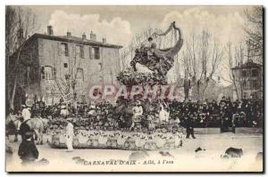 Old Postcard Carnival & # 39Aix Allo has the & # 39eau Aix en Provence