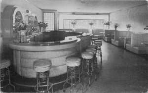 Harvard Cafe Cocktail Lounge Illinois Postcard 1950s Kaeser Blair 21-3483