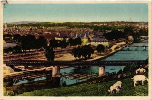 CPA BESANCON-les-BAINS - Panorama des Trois Ponts (487005)