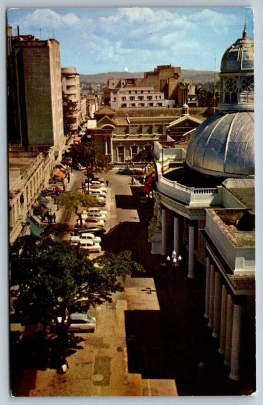 Cunard Line  Sunshine Cruises  Caracas  Venezuela  Postcard