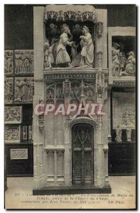 Old Postcard Cathedral of Chartres The Presentation of Mary in the Temple of ...