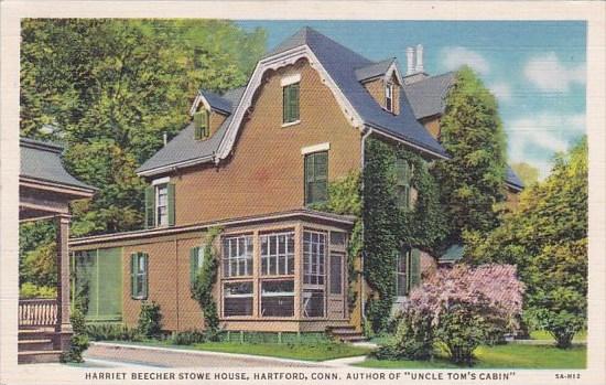 Connecticut New Haven Harriet Beecher Stowe House Author Of Uncle Tom's Cabin...