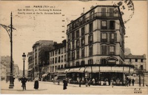 CPA PARIS 12e - 1206. Rue de Reuilly an Faubourg St Antoine (55938)