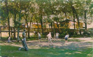 Detroit Lakes Minnesota Fair Hills Golf Course Vintage Chrome Postcard
