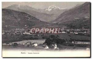 Old Postcard Aosta Veduta Generale