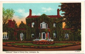 VINTAGE POSTCARD ASHLAND HOME OF NENRY CLAY LEXINGTON KENTUCKY