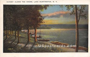 Sunset Along the Shore - Lake Huntington, New York