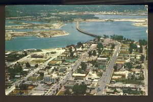 St Petersburg Beach, Florida/FL Postcard, Corey Causeway, Boca Ciega Bay, 1960