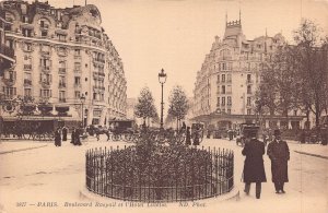 PARIS FRANCE~BOULEVARD RASPAIL ET L'HOTEL LUTETIA~PHOTO POSTCARD