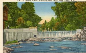 NC - Lenoir, Patterson School Dam on Buffalo Creek