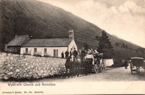 England Wythburn Church and Helvellyn