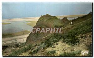 Modern Postcard Houlgate Camping Cliffs L & # 39Escalier