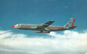 Vintage Postcard American Airlines First With Jets Across The U. S. A. Flagship