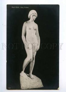 246320 NUDE Young NYMPH Girl by Karl ELDH Vintage postcard