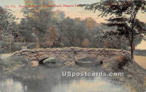 Rustic Bridge, Willow Island - Niagara Falls, New York