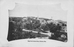 Princeton MA Village From The Wachusett House RPPC Postcard