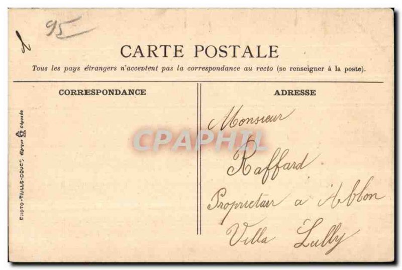 Old Postcard Pontoise Folklore Costume