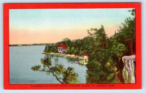 HAY ISLAND, Ontario Canada ~ NAPOLEON'S HAT Thousand Islands Postcard