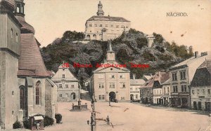 Czech Republic, Nachod, Street Scene, 1909 PM