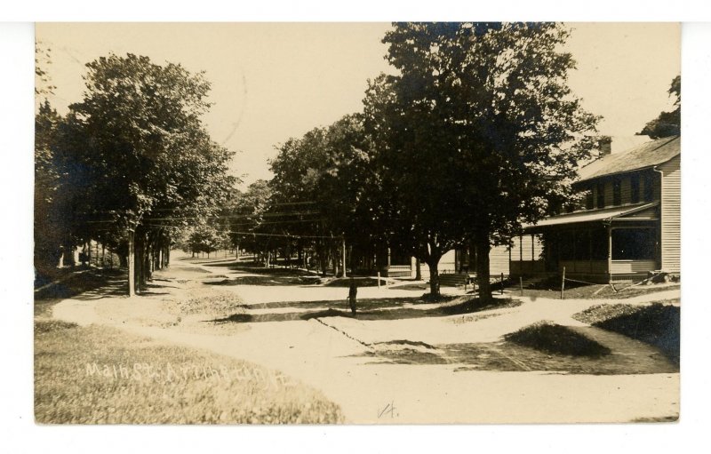VT - Arlington. Main Street ca 1910      RPPC